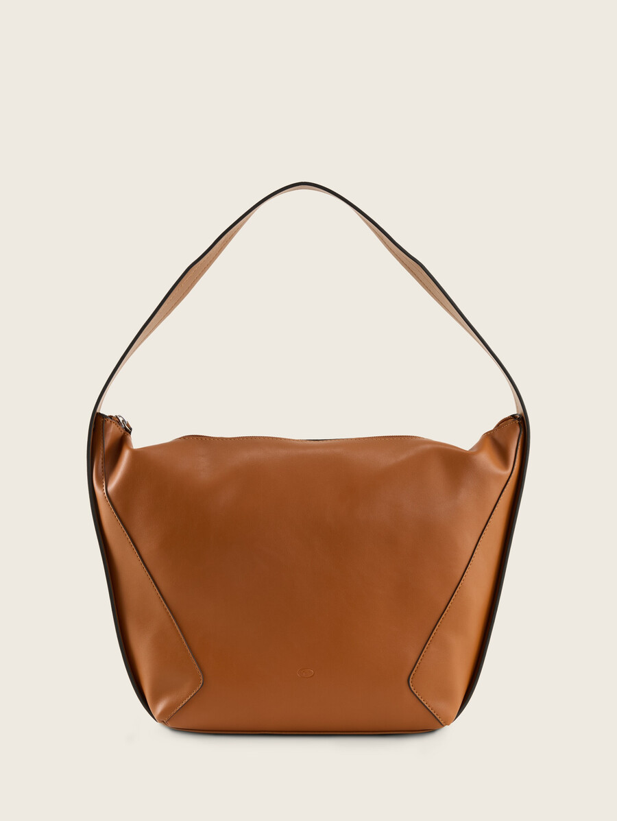 ttmanola l beuteltasche mit ziernähten