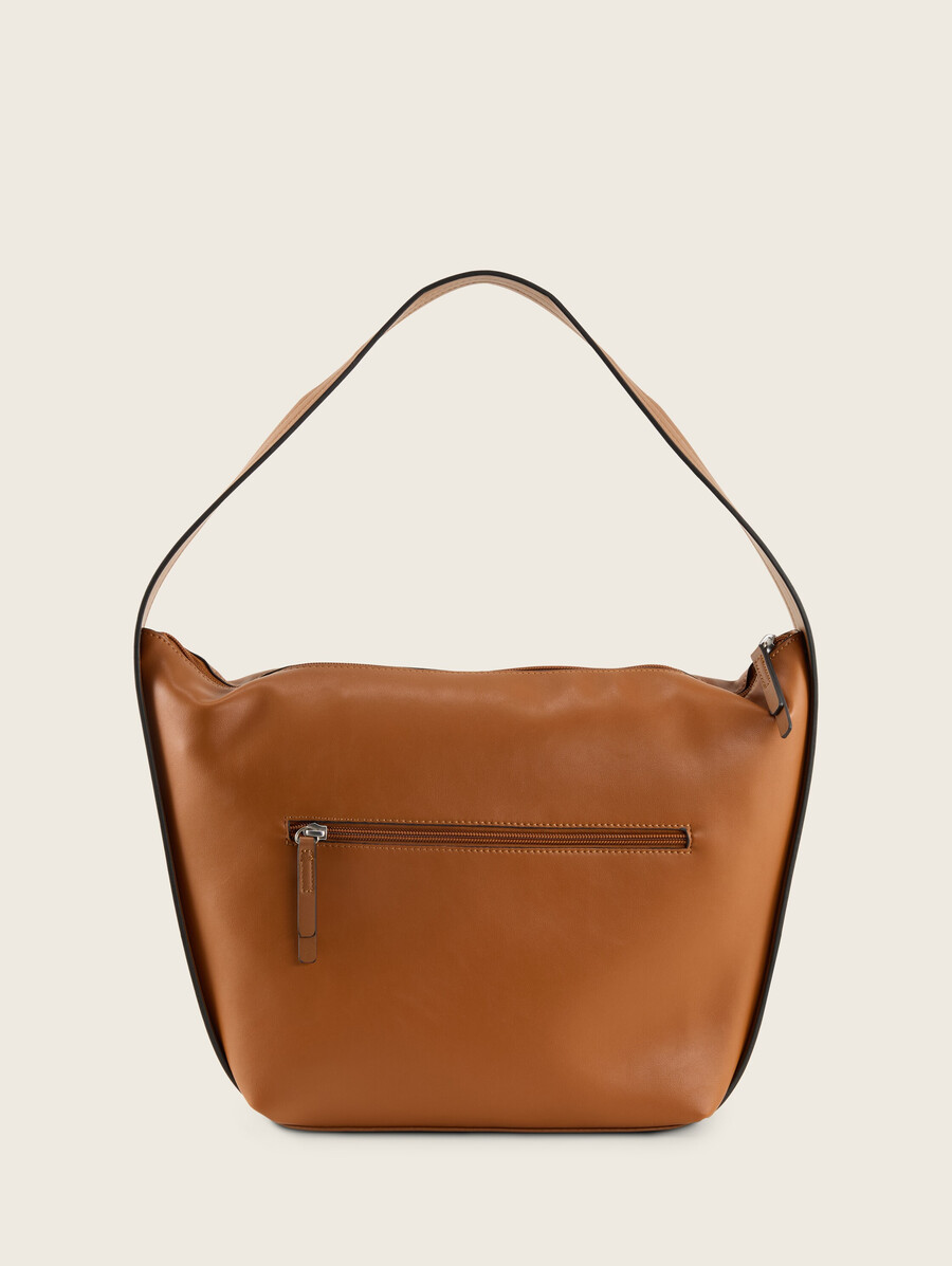 ttmanola l beuteltasche mit ziernähten