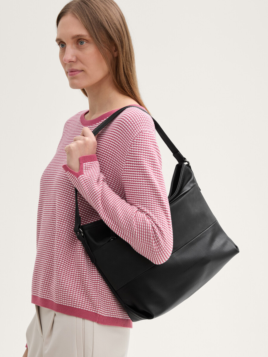 ttnicolina m schultertasche aus materialmix