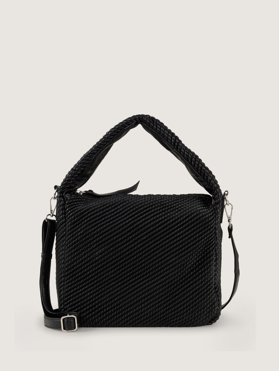ttnomi m beuteltasche in geflochtener optik