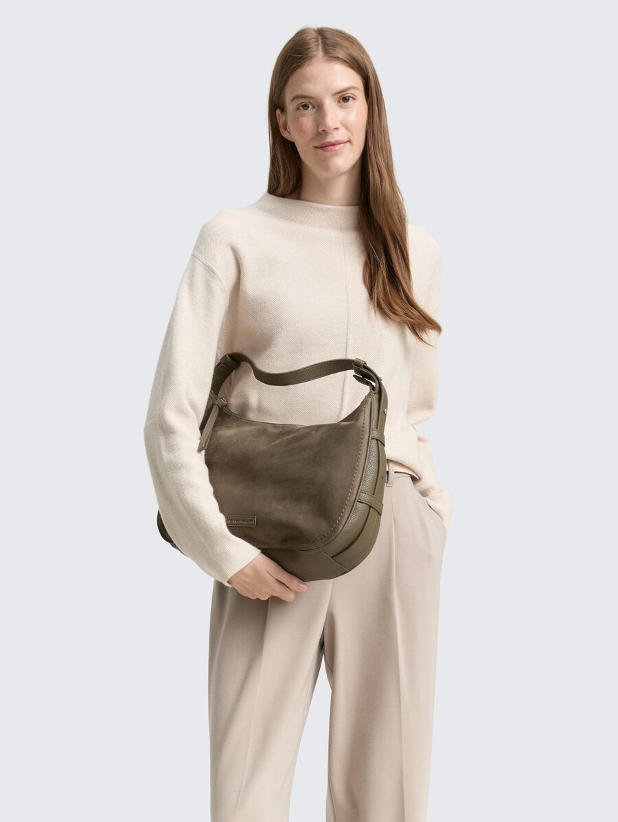 ttlysa m schultertasche in wildlederoptik