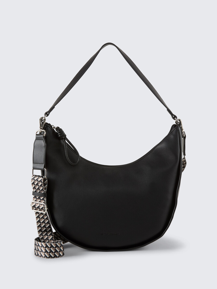 tttatiana m schultertasche mit gemustertem webriemen