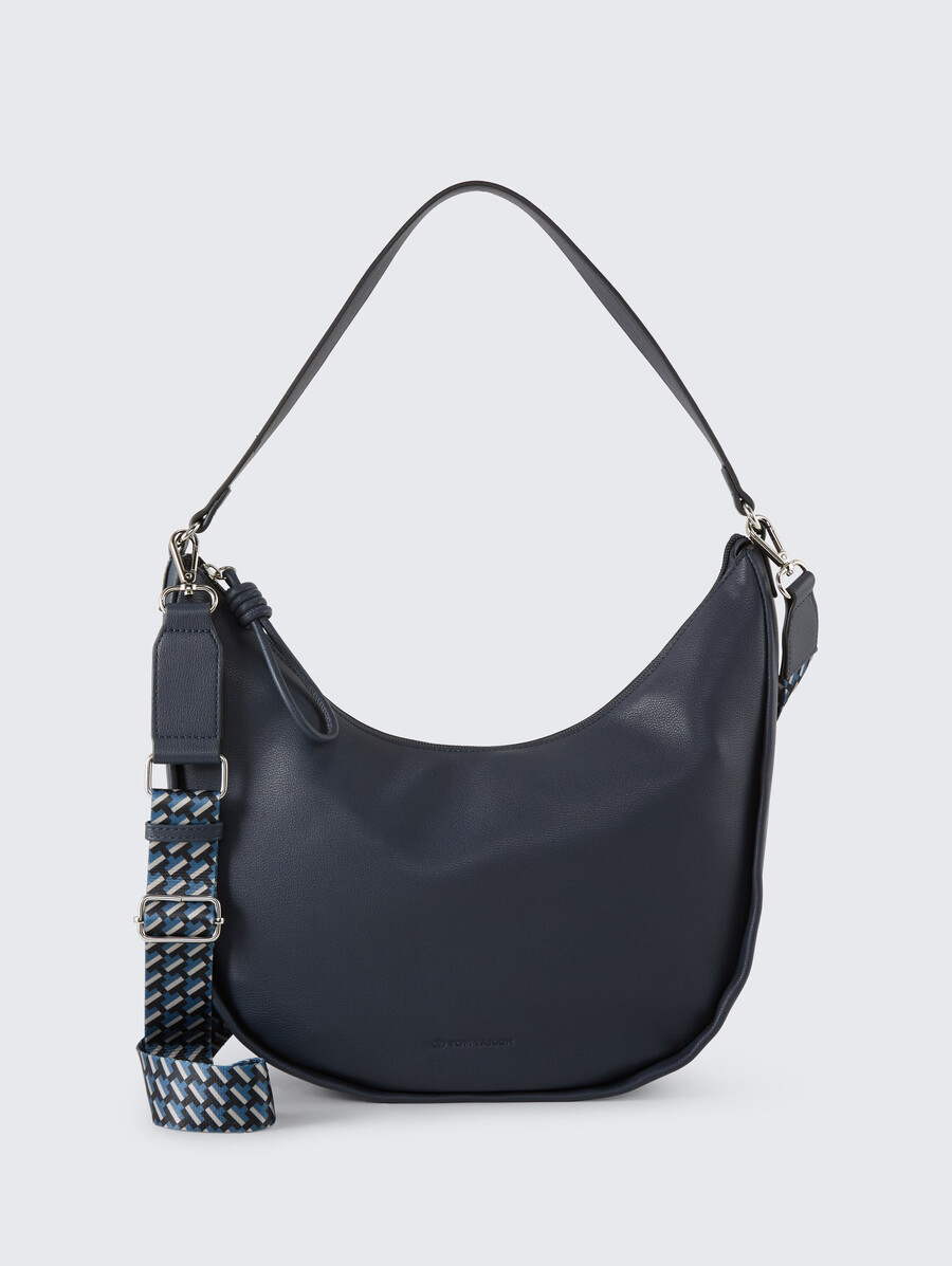 tttatiana m schultertasche mit gemustertem webriemen