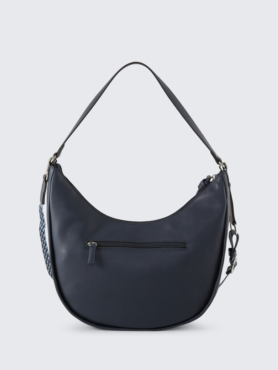 tttatiana m schultertasche mit gemustertem webriemen