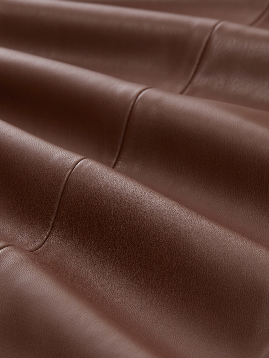 culotte-hose in lederoptik