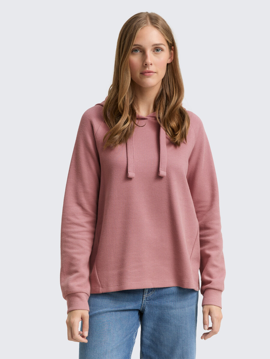 kapuzenpullover mit lockerer passform