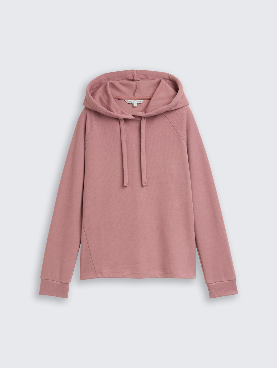 kapuzenpullover mit lockerer passform
