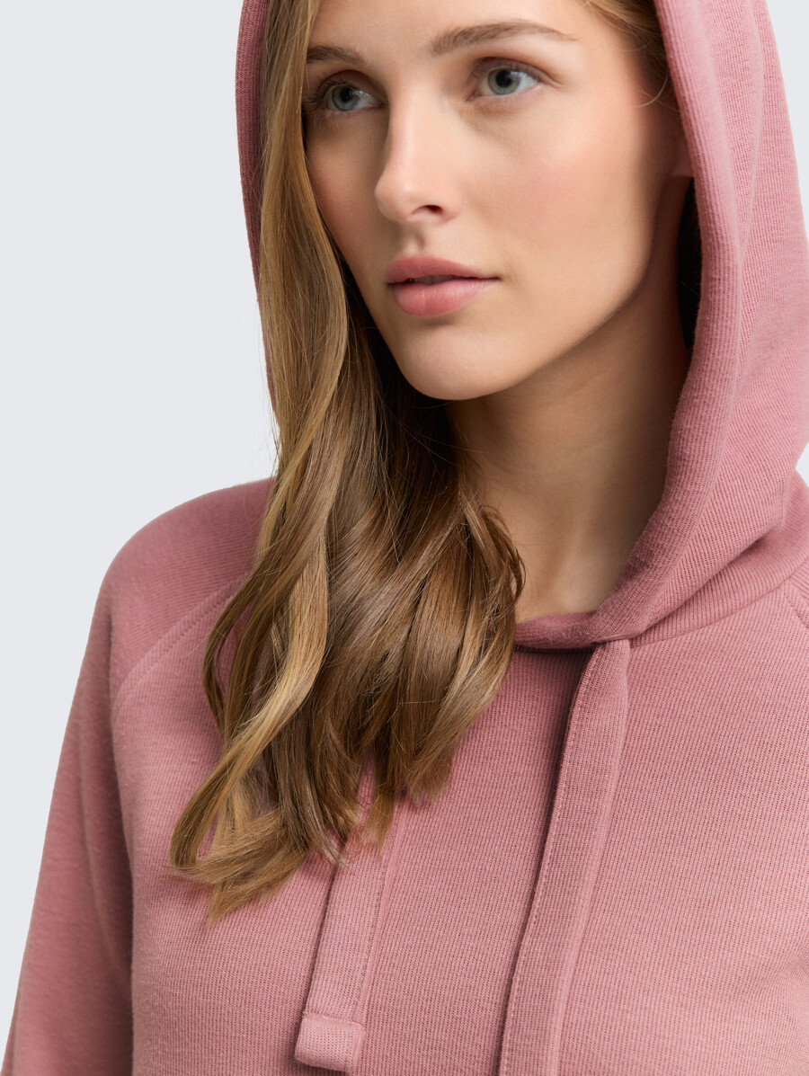 kapuzenpullover mit lockerer passform