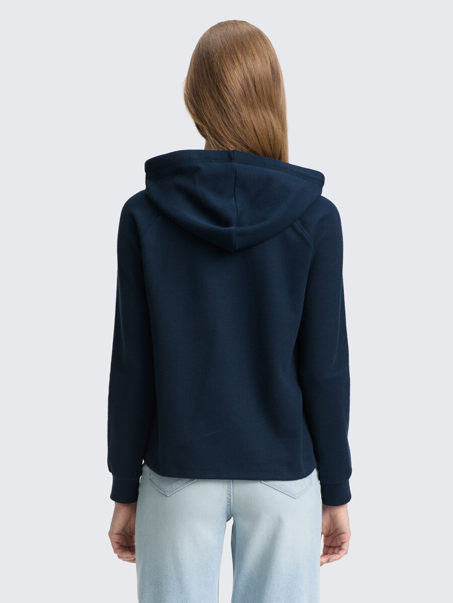 kapuzenpullover mit lockerer passform