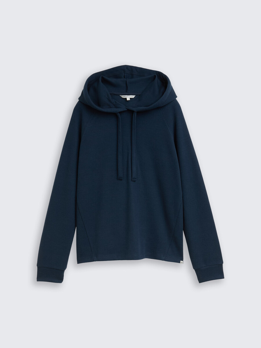 kapuzenpullover mit lockerer passform