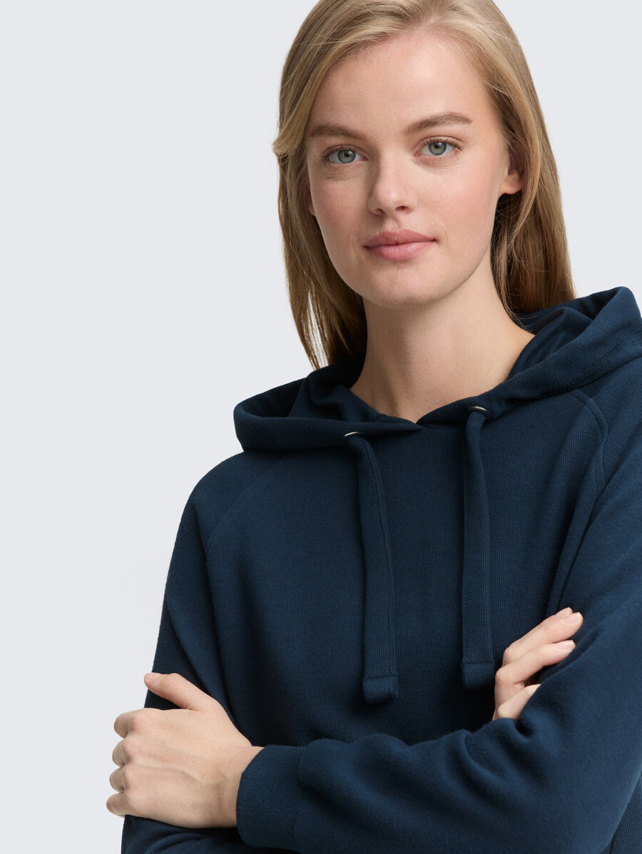 kapuzenpullover mit lockerer passform