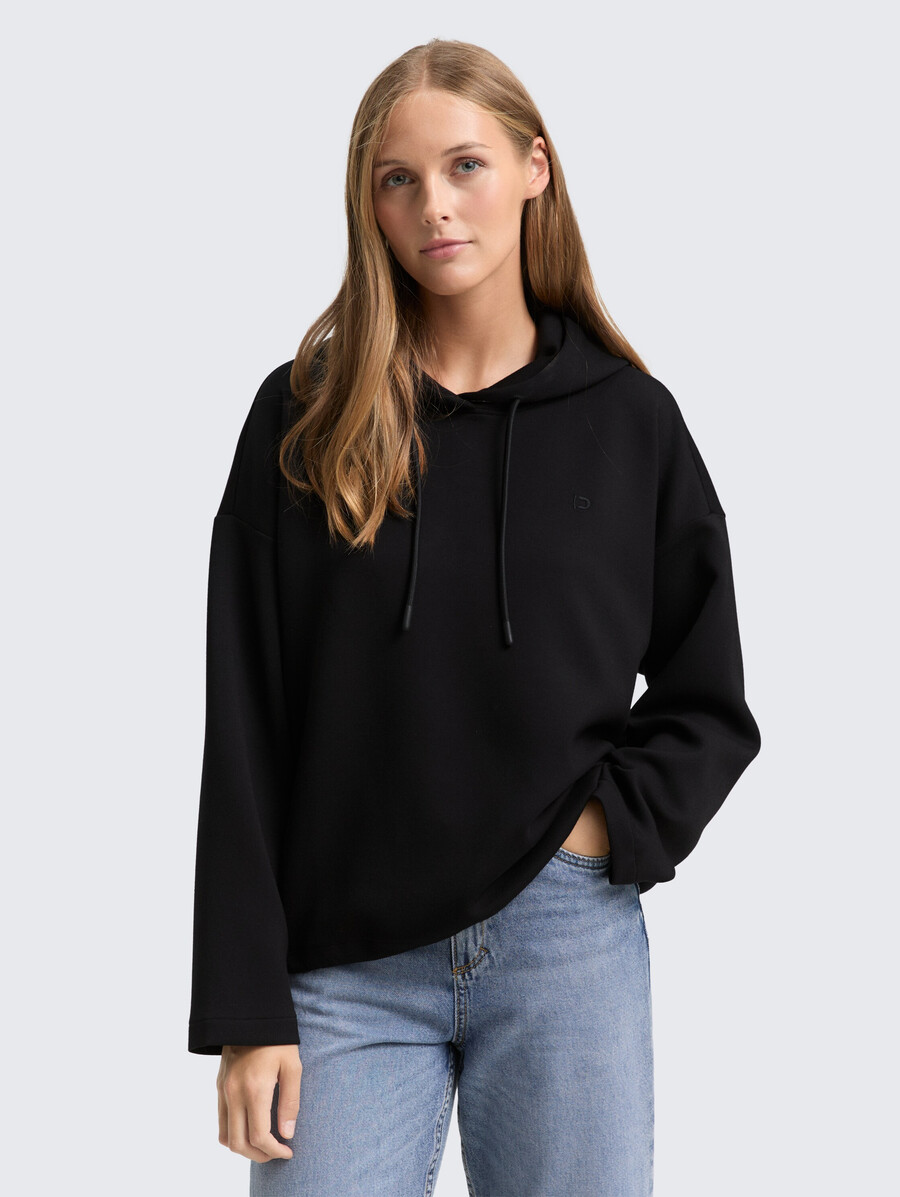 locker geschnittenes scuba-hoodie-sweatshirt