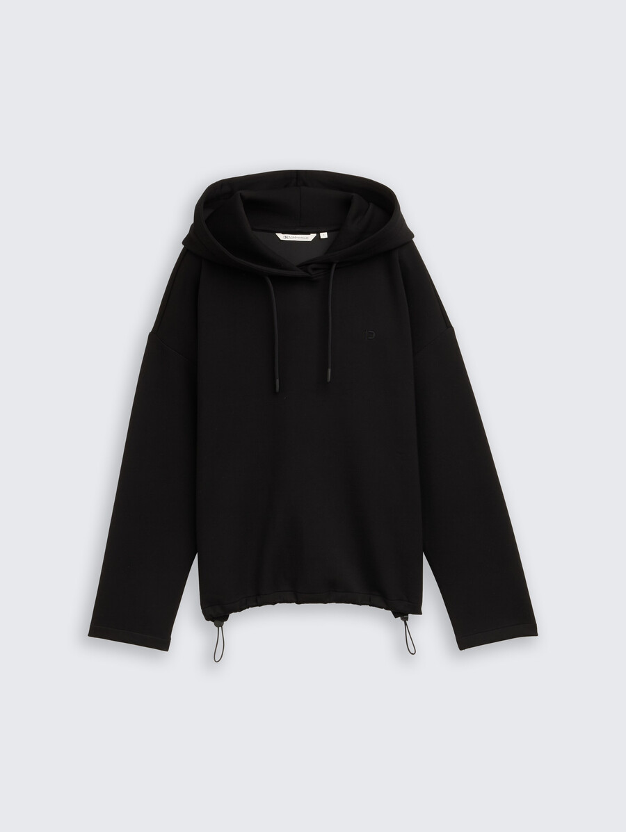 locker geschnittenes scuba-hoodie-sweatshirt