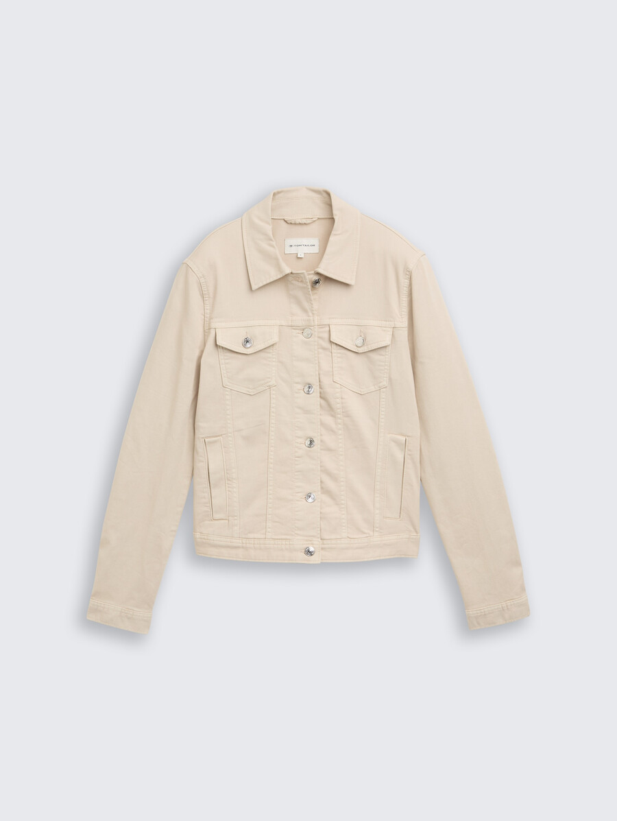 jeansjacke mit eingrifftaschen