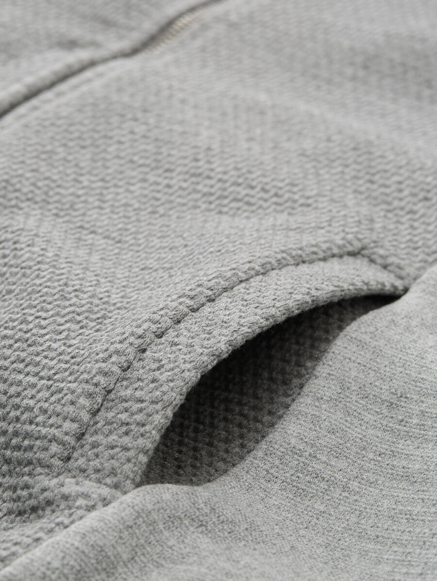 sweatjacke mit stehkragen