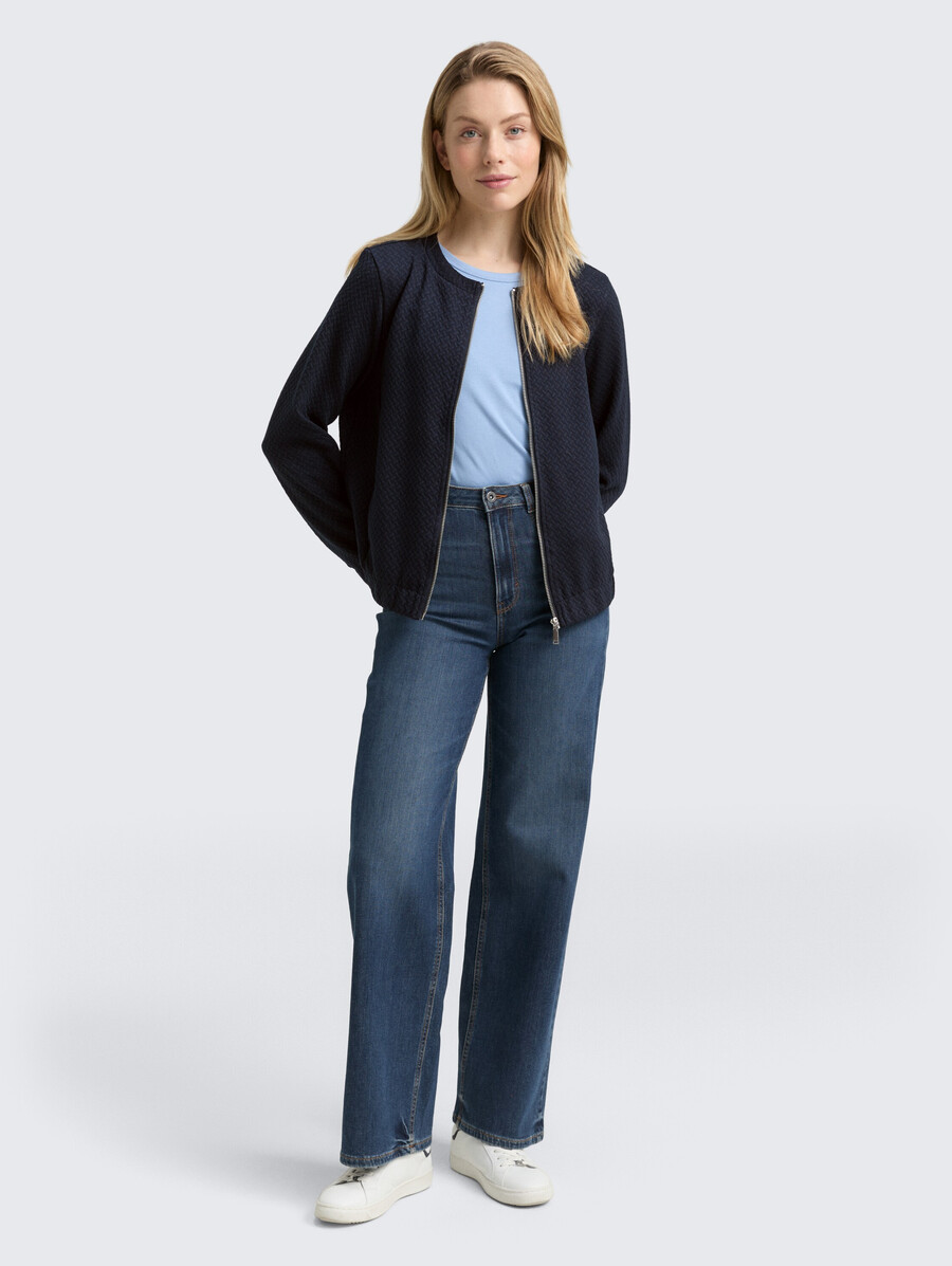 sweatjacke mit eingrifftaschen
