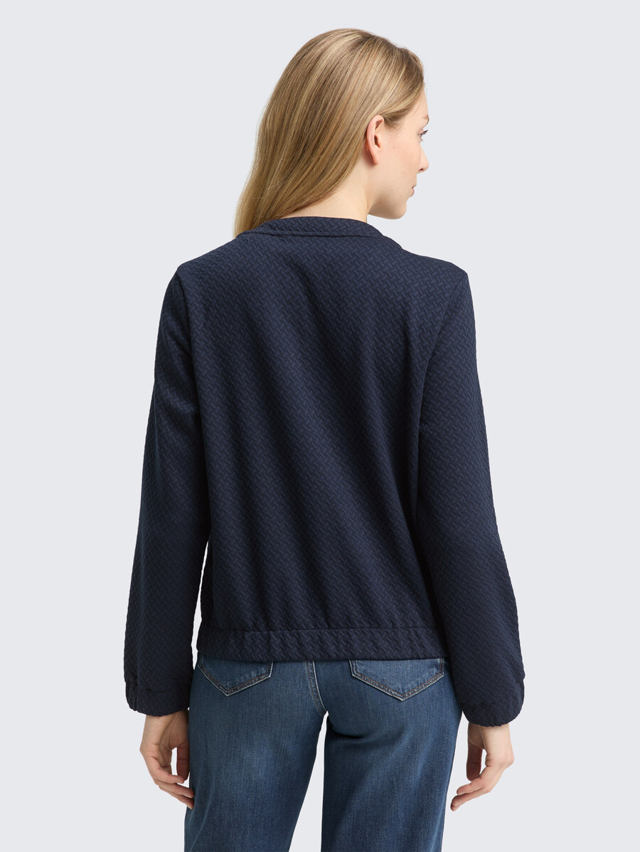 sweatjacke mit eingrifftaschen