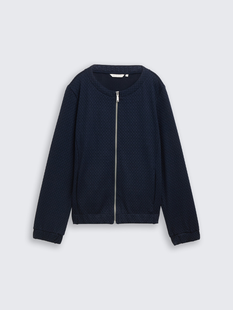 sweatjacke mit eingrifftaschen
