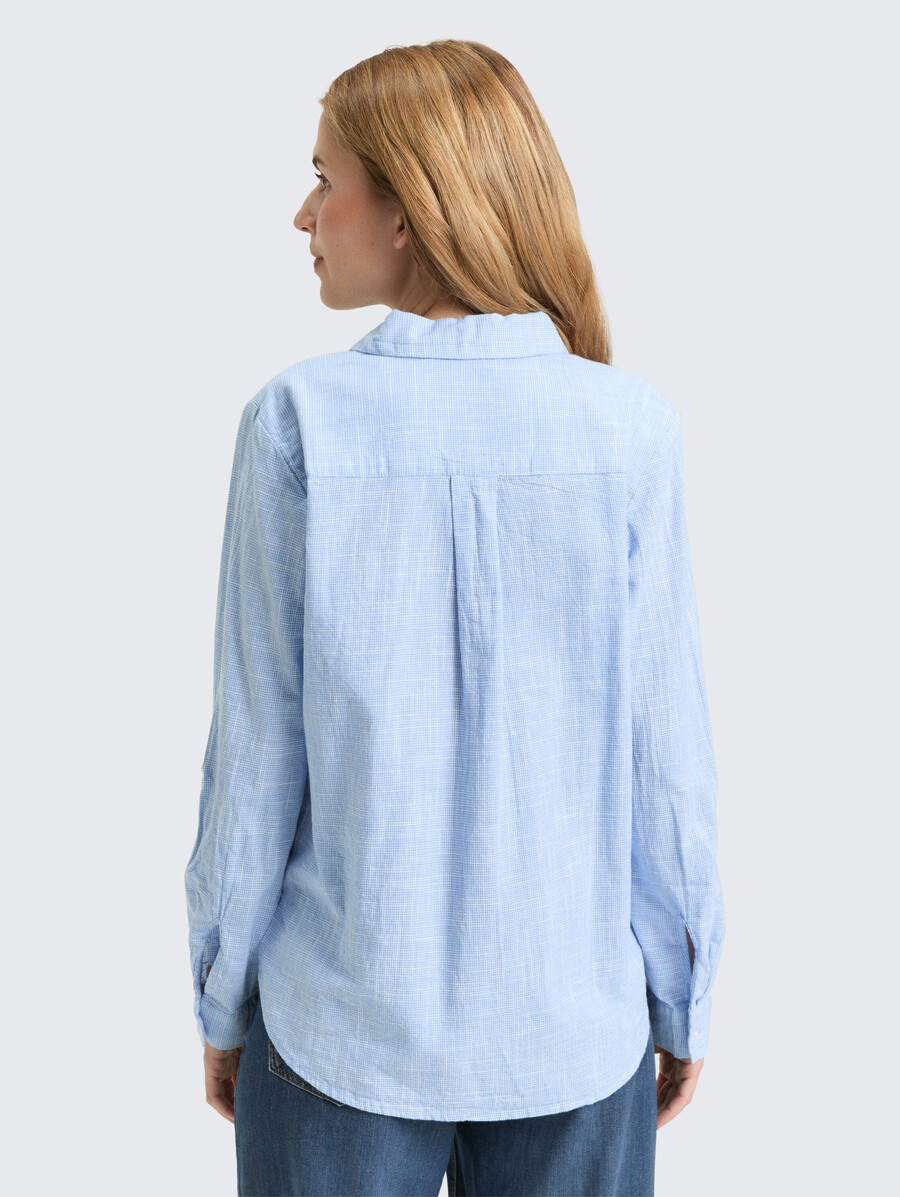 bluse mit brusttaschen