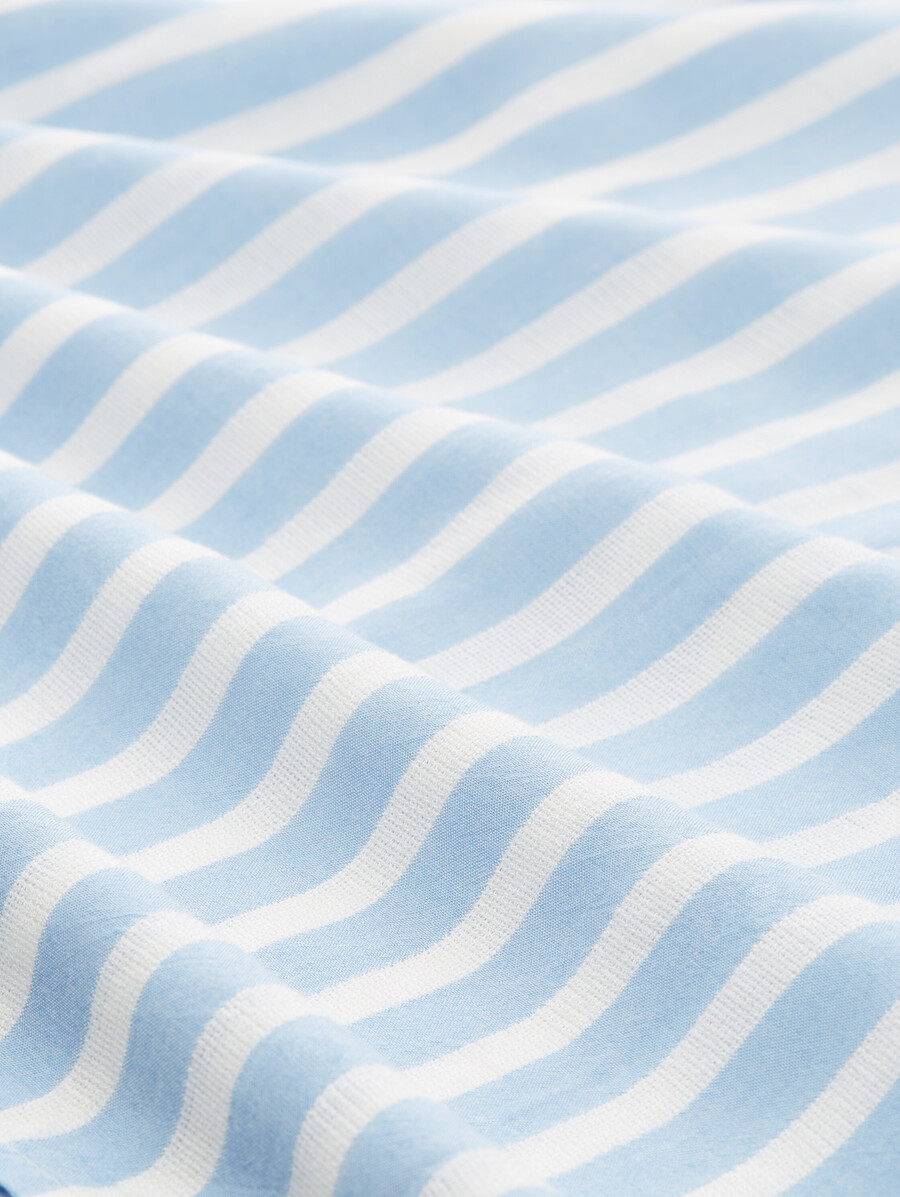 gestreifte bluse mit taschen