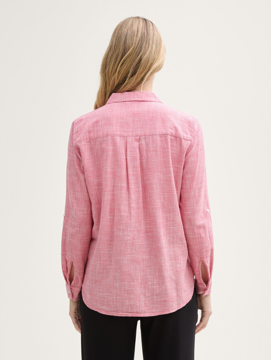 bluse mit brusttaschen