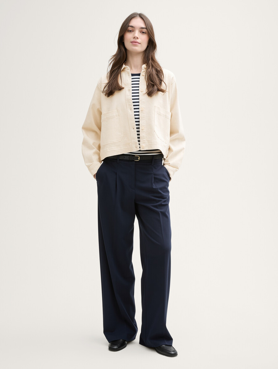 overshirt-jacke mit taschen
