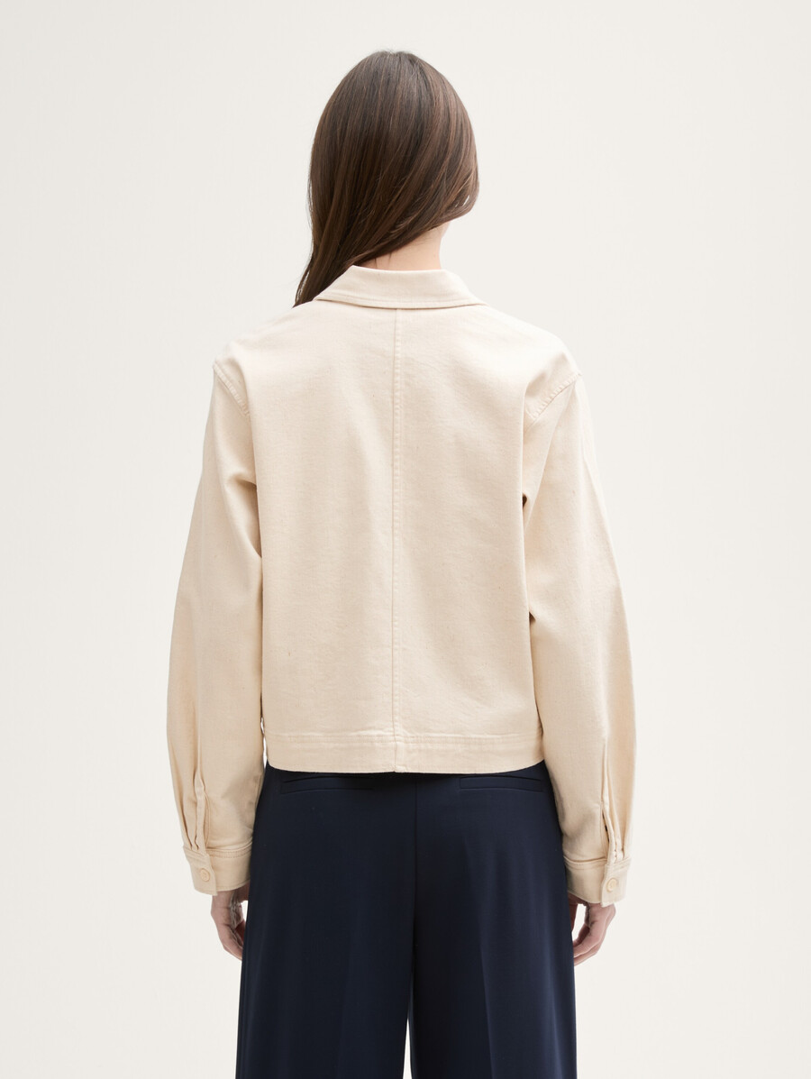 overshirt-jacke mit taschen