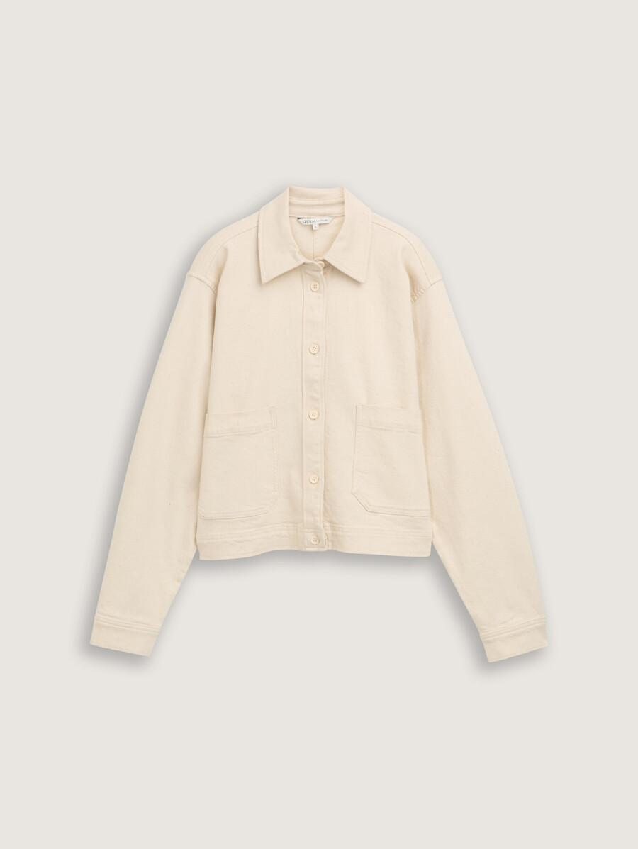 overshirt-jacke mit taschen