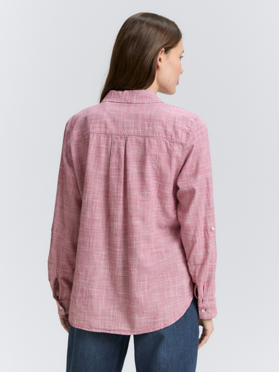 bluse mit brusttaschen