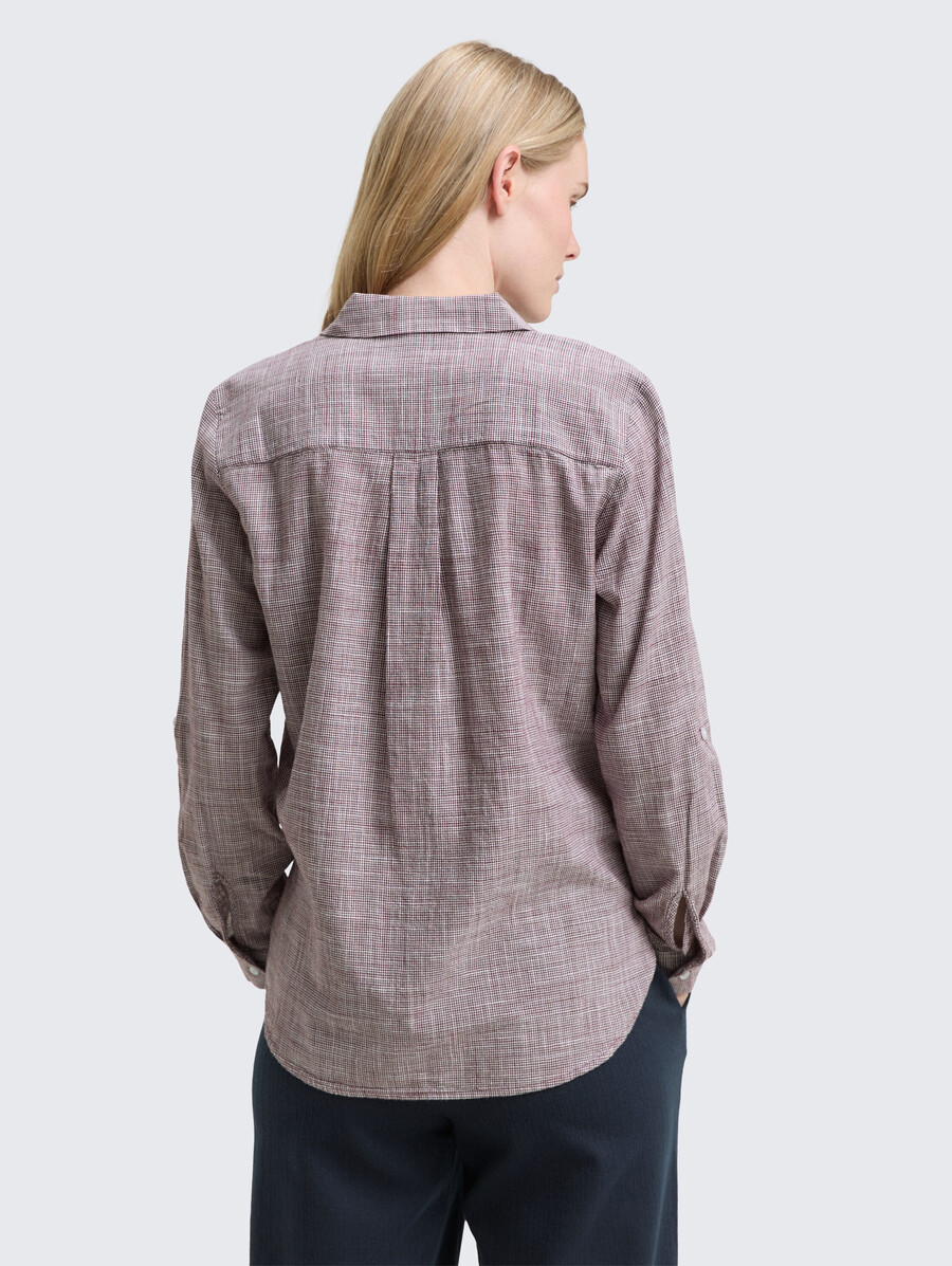 bluse mit brusttaschen