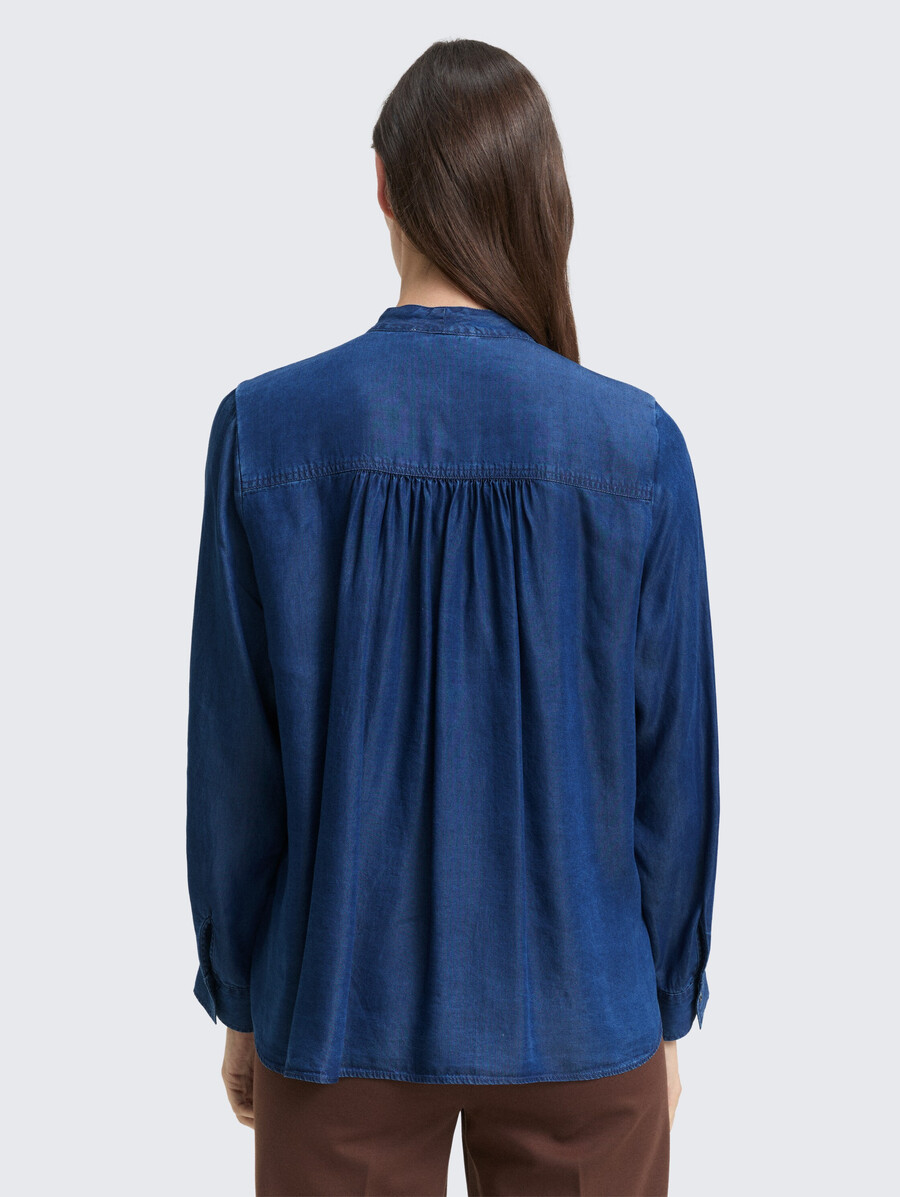 bluse mit schleifendetail
