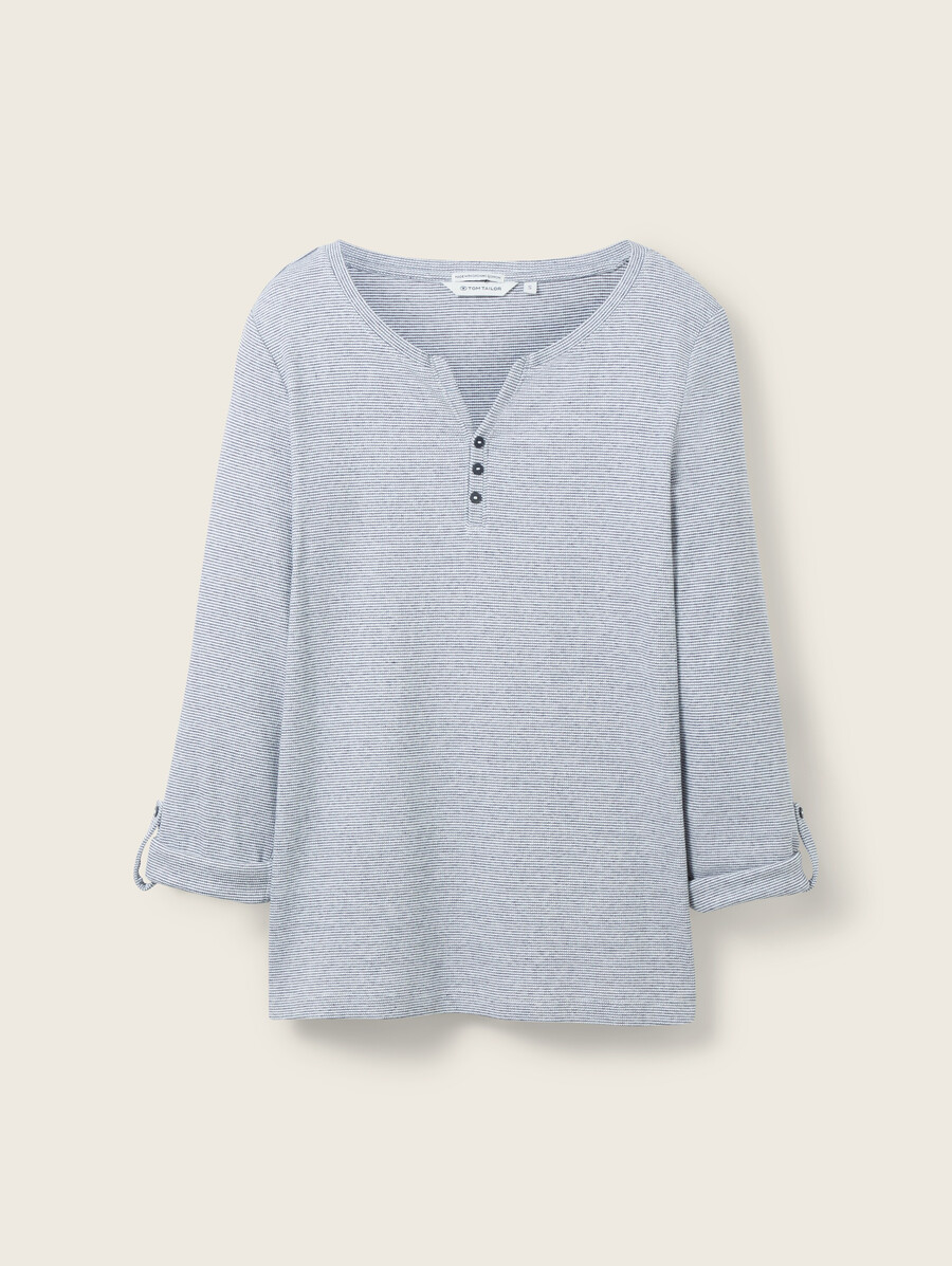 gestreiftes t-shirt aus bio-baumwolle