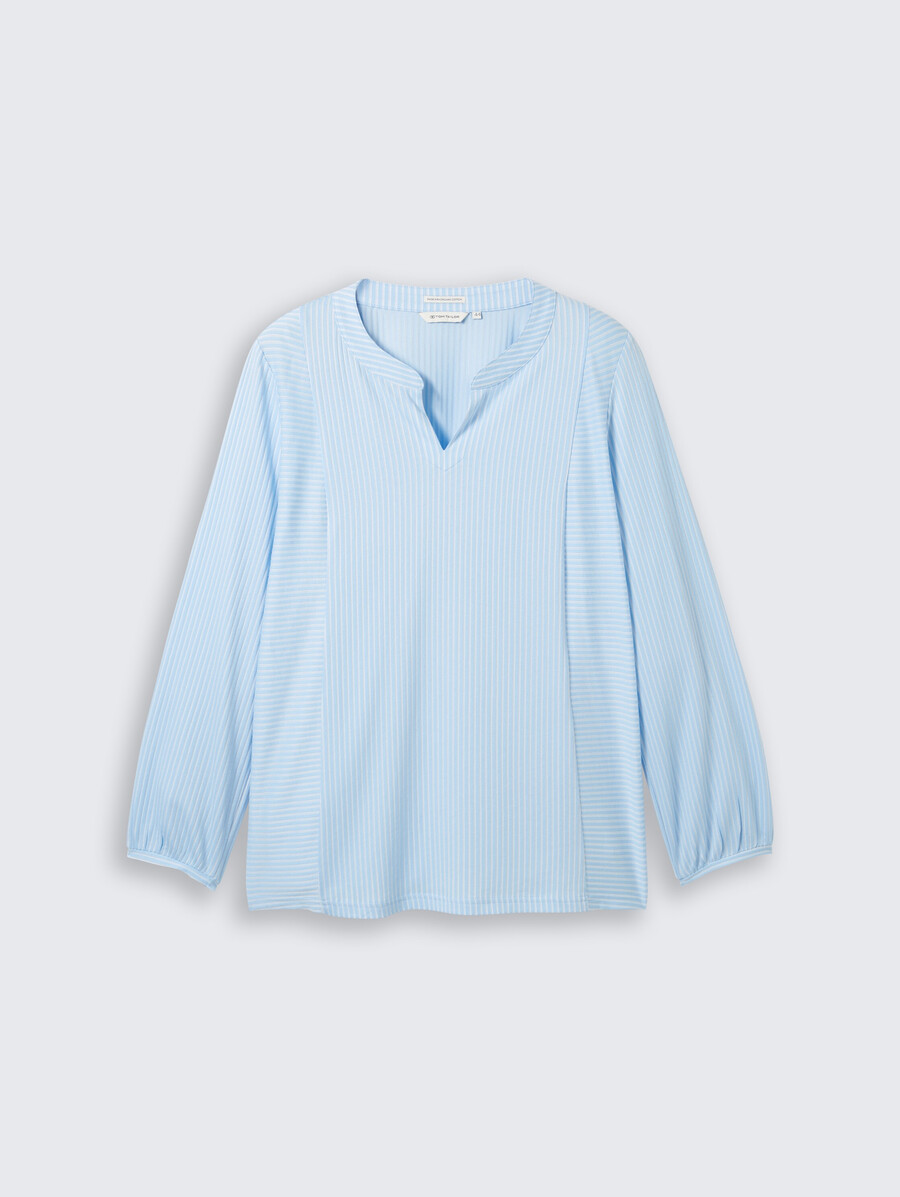plus size - bluse mit streifenmuster