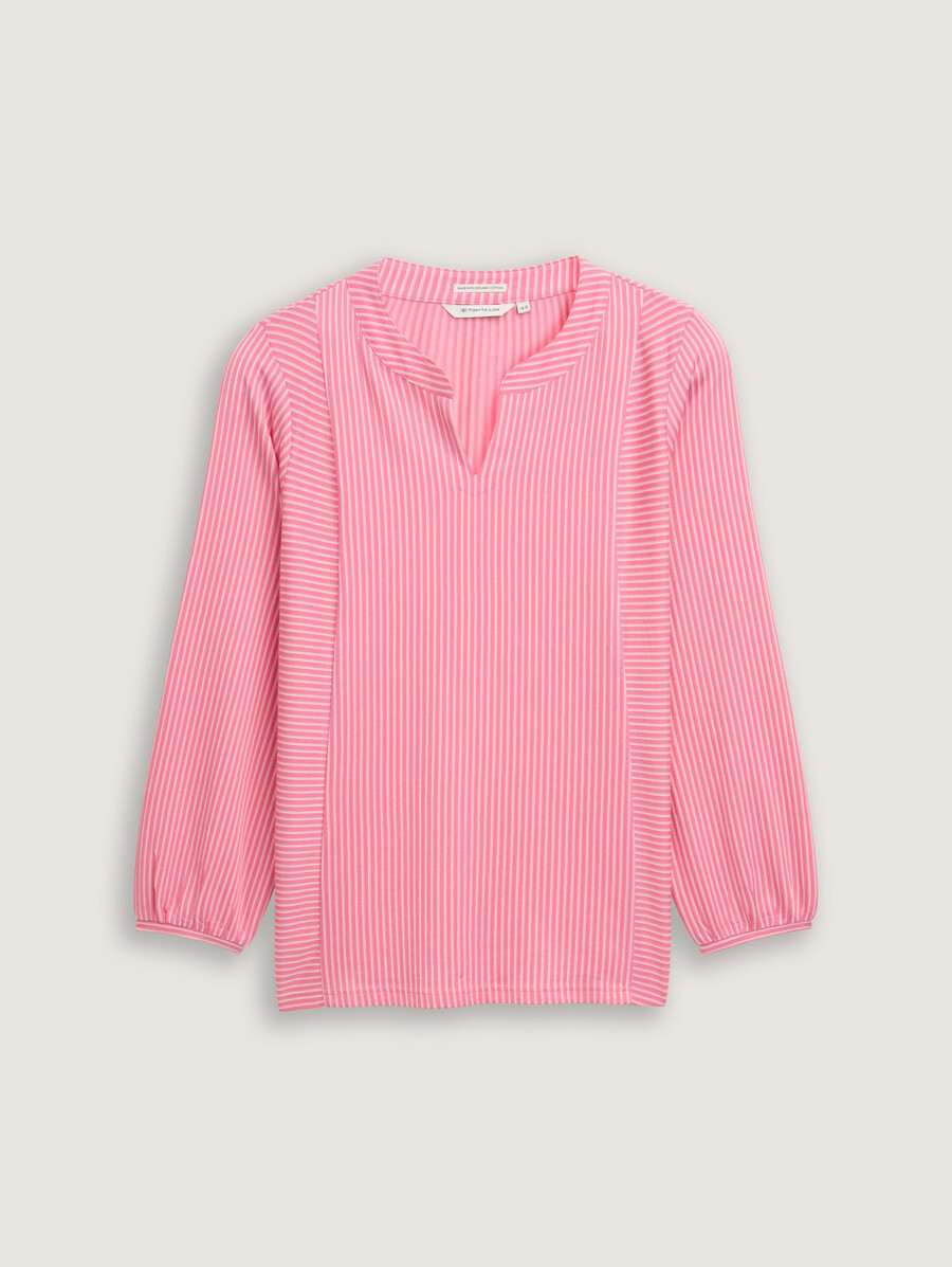 plus size - bluse mit streifenmuster