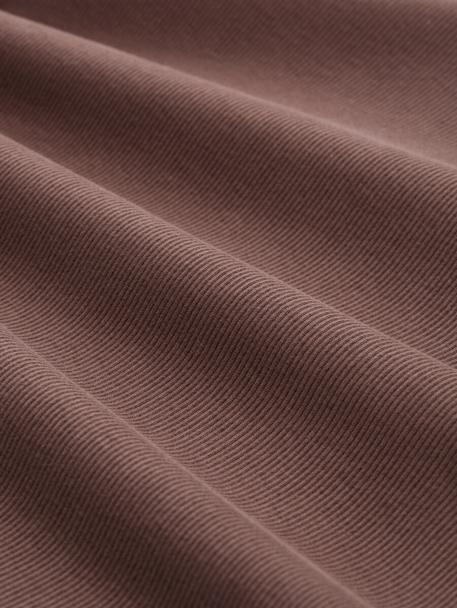 schmal geschnittenes langarmhemd mit rippstrickstruktur
