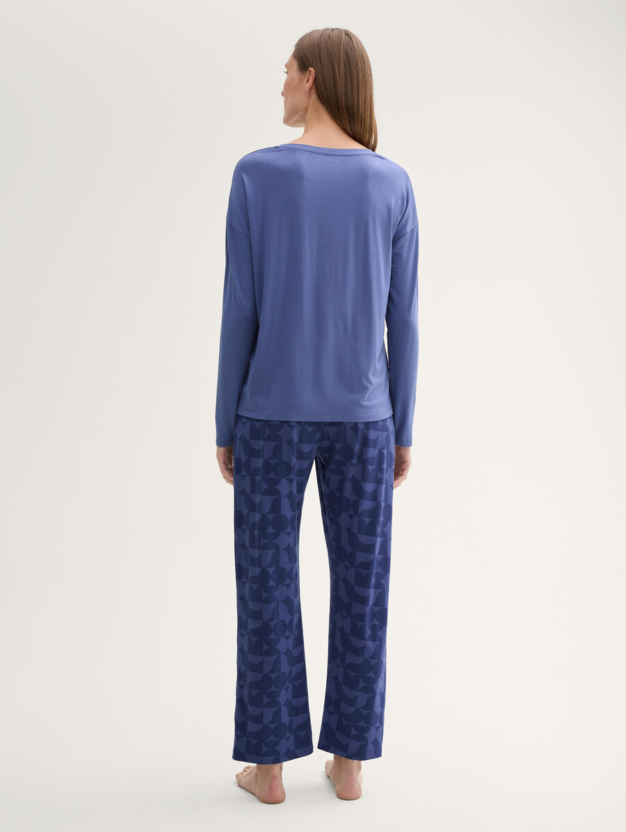 pyjama-set mit muster