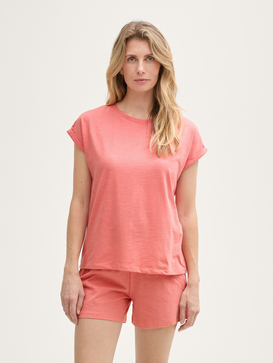 pyjama-set mit textdruck