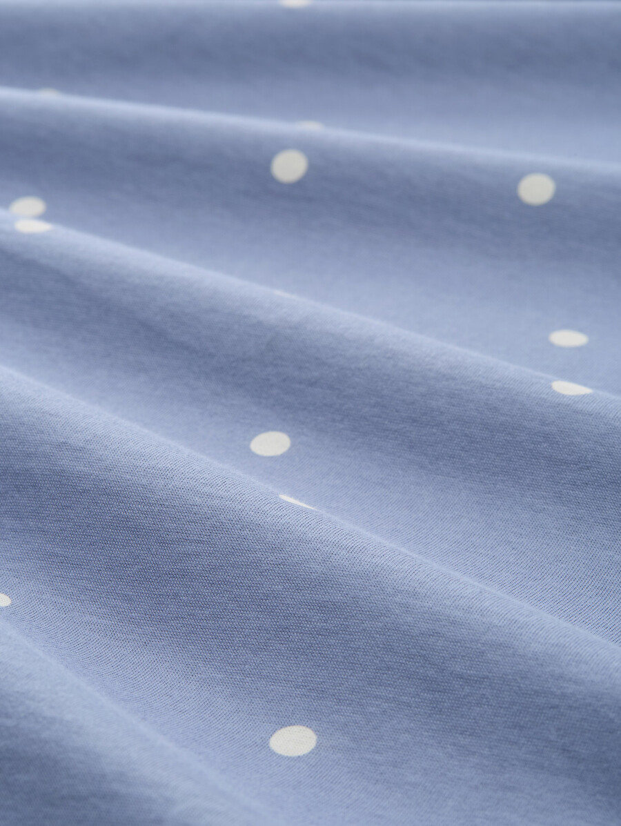 pyjama-set mit polka-dot-muster