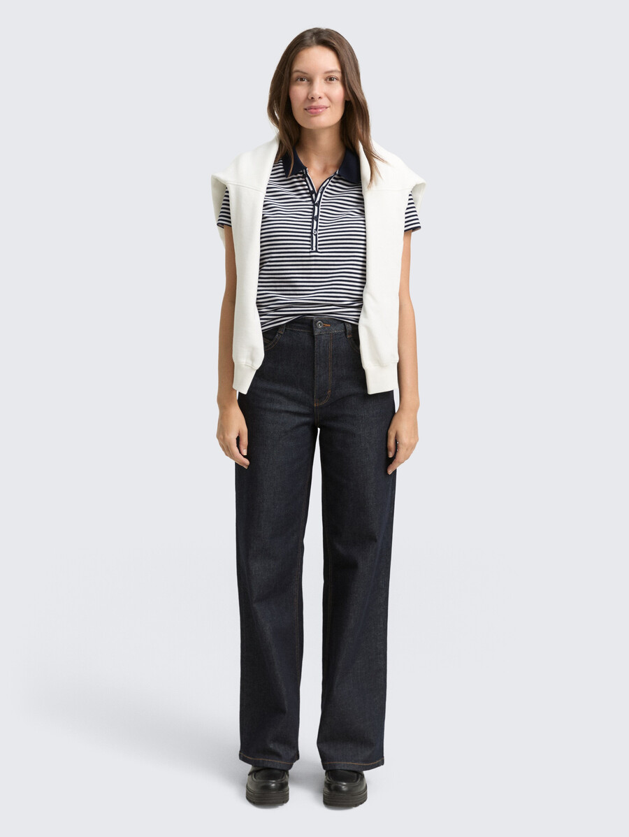 poloshirt aus stretch-piqué