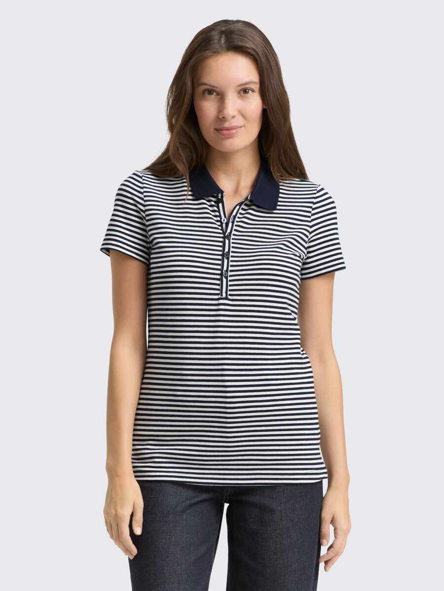 poloshirt aus stretch-piqué
