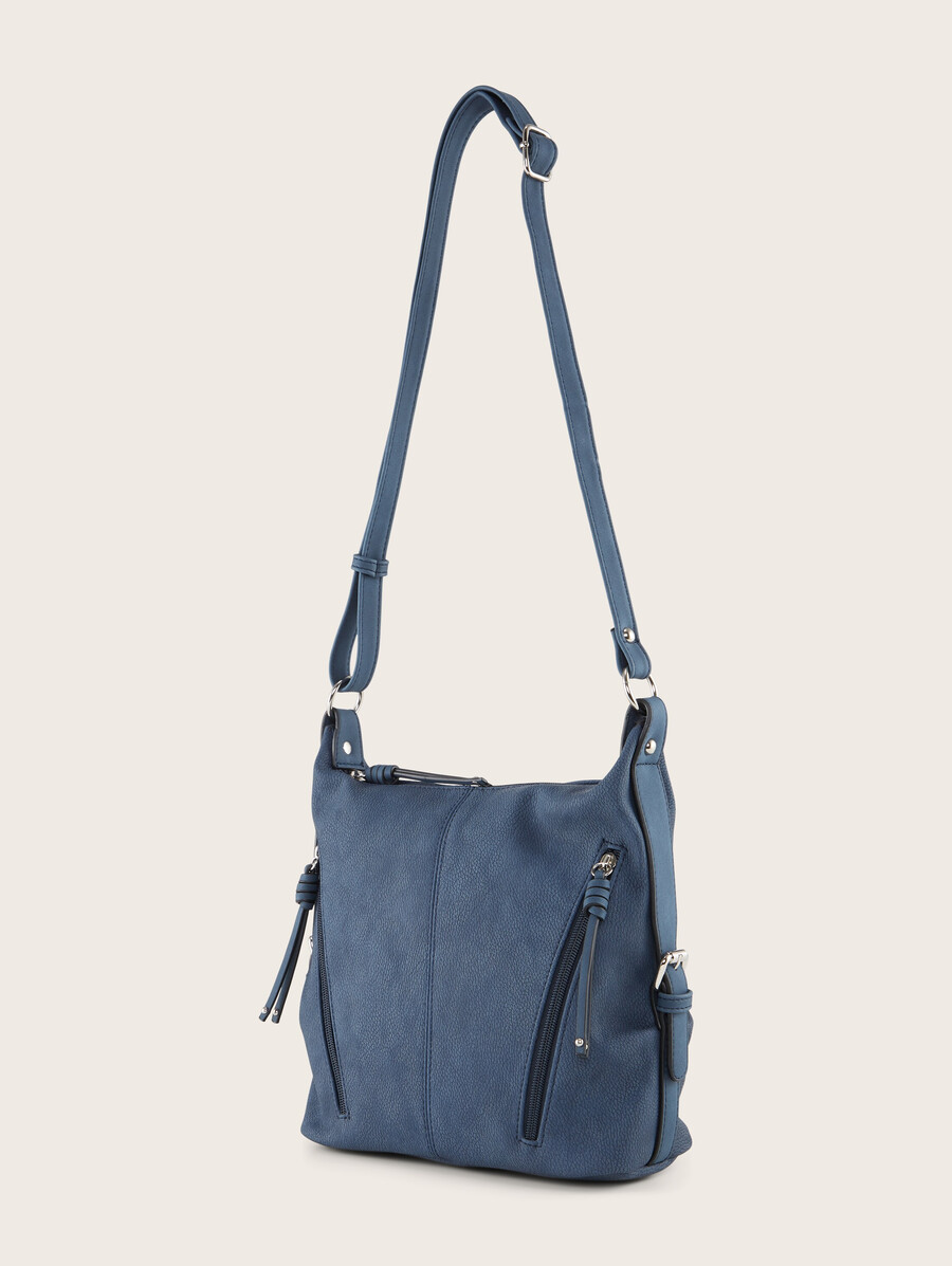 ttcaia m schultertasche mit reißverschlussdetails