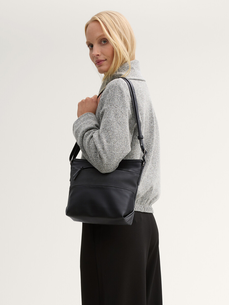 ttnicolina m schultertasche aus materialmix