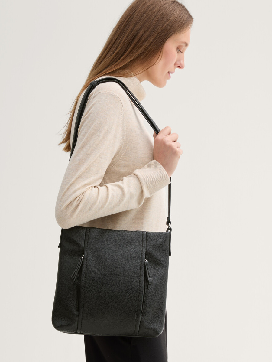 ttbeca m schultertasche mit reißverschlussdetails