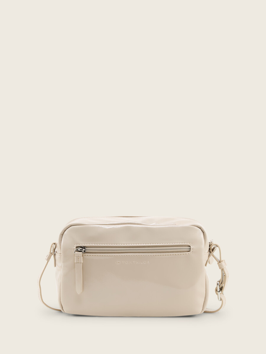 ttrosabel schultertasche mit geprägtem logo
