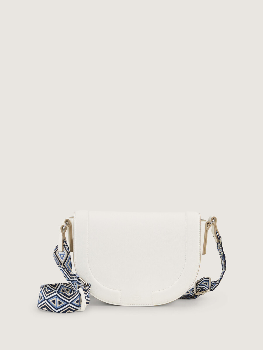 ttnani schultertasche mit gemustertem gewebtem riemen
