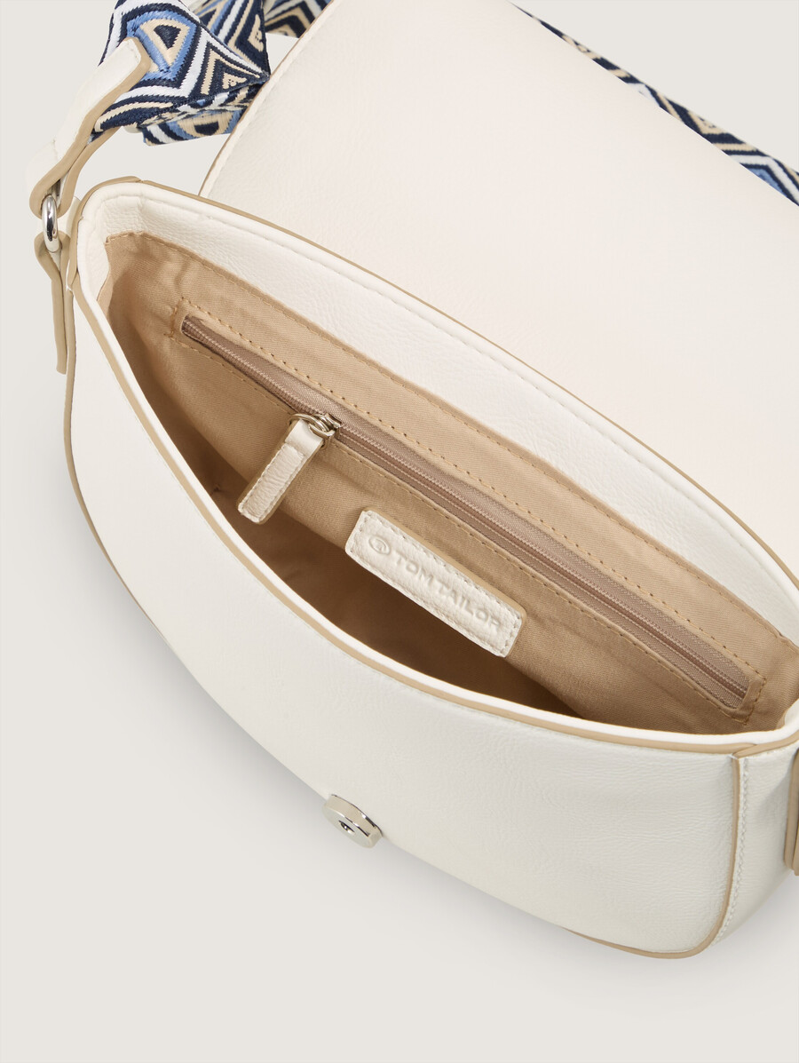 ttnani schultertasche mit gemustertem gewebtem riemen