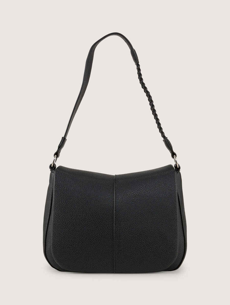 ttneda schultertasche mit geflochtenen details