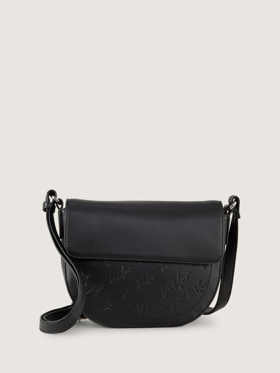 ttwendi schultertasche mit Überschlag und geprägtem logo