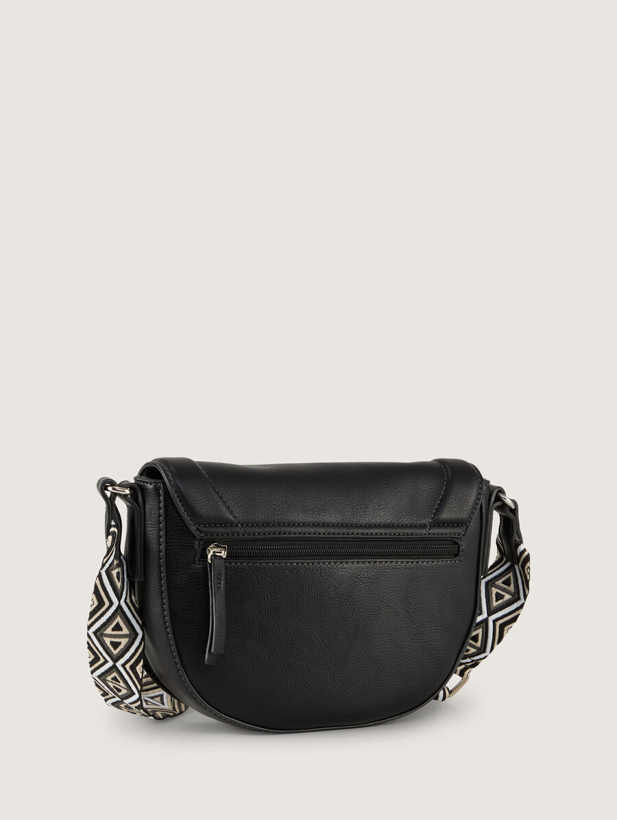 ttnani schultertasche mit gemustertem gewebtem riemen