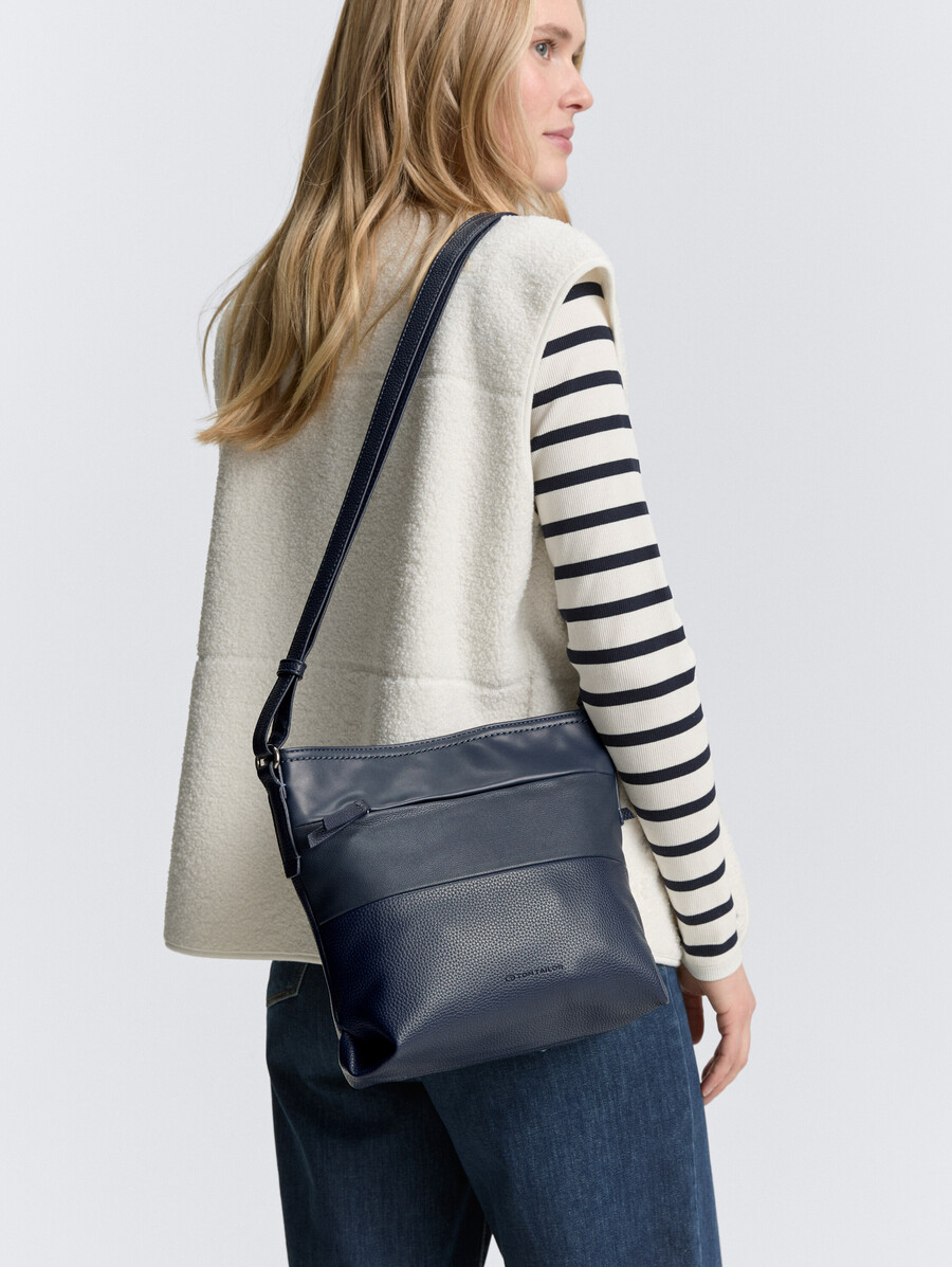 ttnicolina m schultertasche aus materialmix